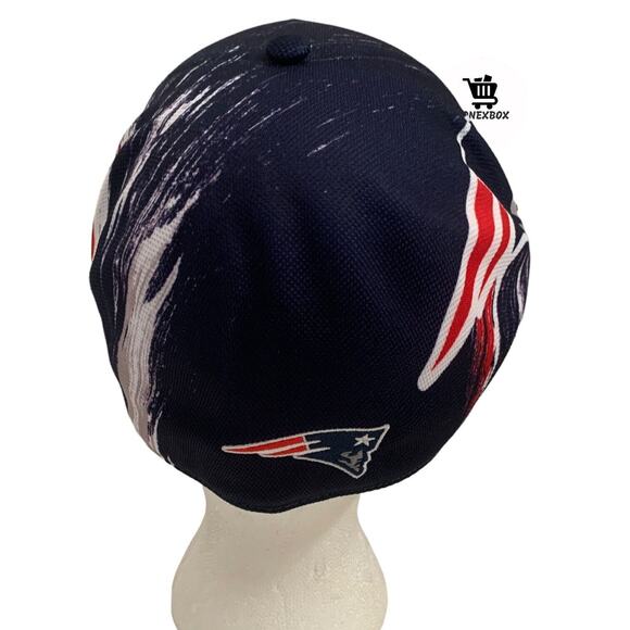 '47 Brand Solo Stretch Fit New England Patriots NFL Football Embroidered Hat Cap - Picture 5 of 12